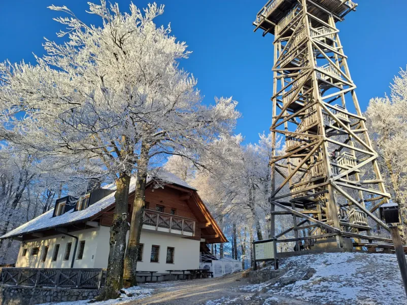 Koča na Planini nad Vrhniko