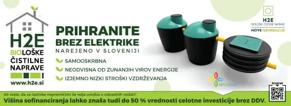 Biološke čistilne naprave za kmetijstvo, živinorejo in poljedelstvo Slovenija