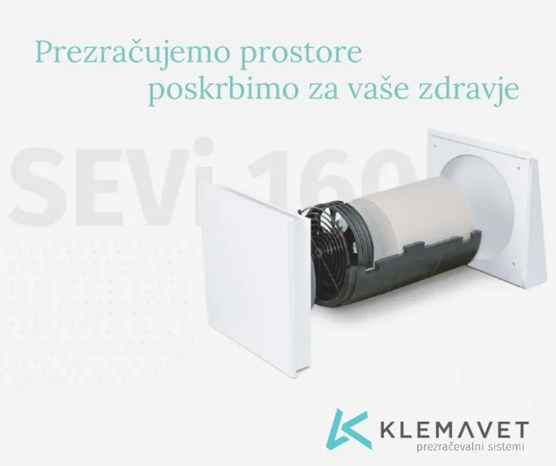 Ugodno prezračevanje Osrednja Slovenija
