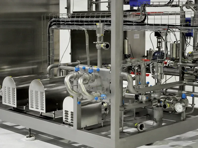 Production of industrial beverage filling machines