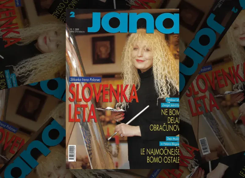 Slikarka Irena Polanec