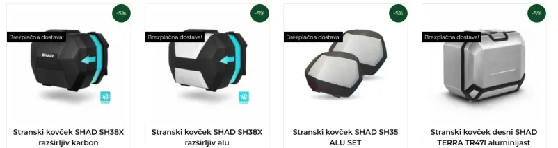 Shad kovčki Slovenija