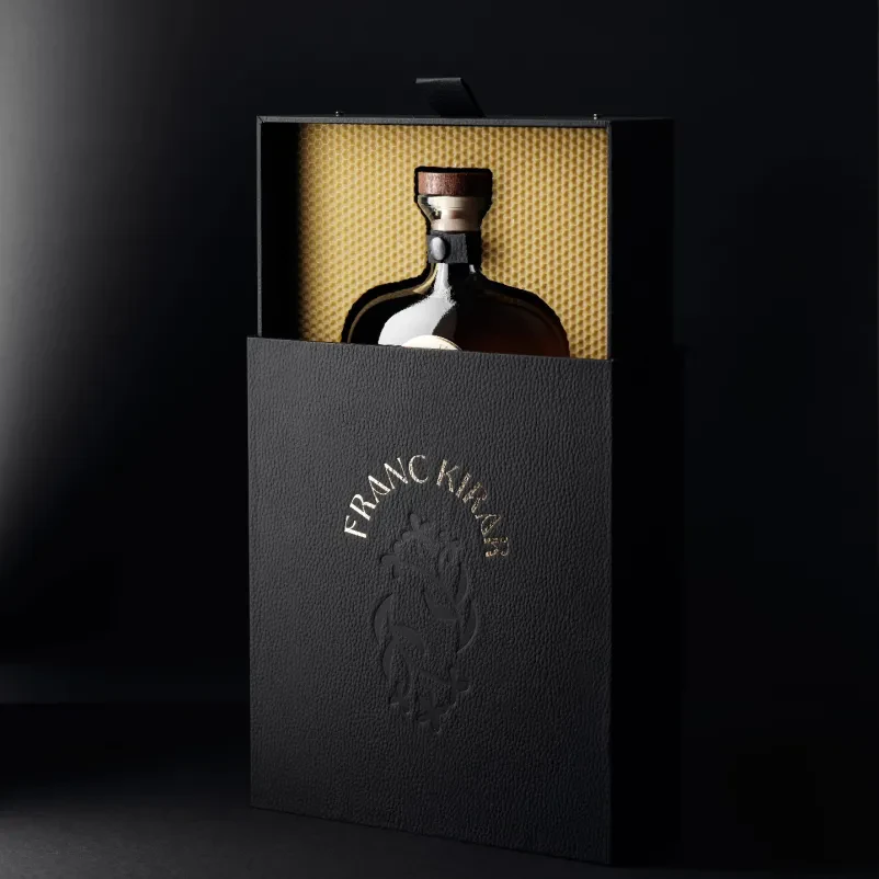 Experience a limited series of honey brandy