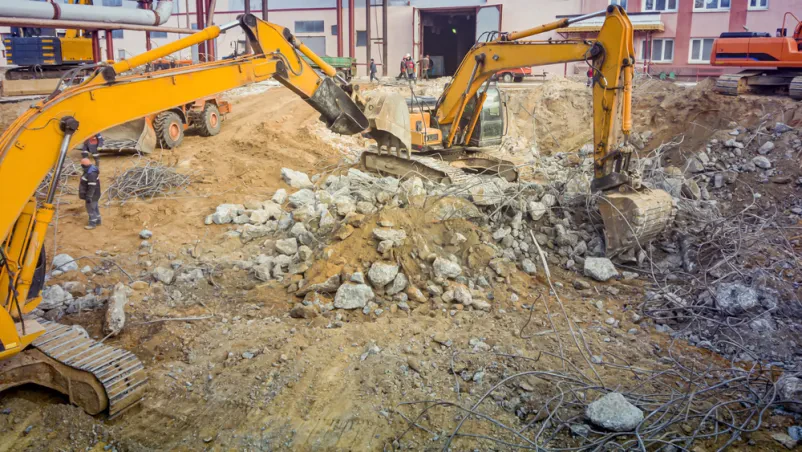 Odvoz materiala in priprava terena Savinjska