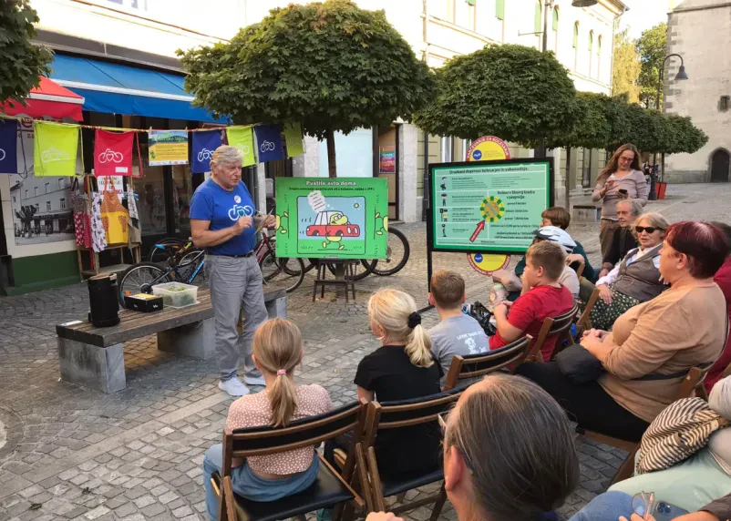 Promocija kolesarjenja med občani Slovenija