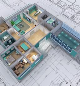 3D vizualizacija objekta Osrednja Slovenija