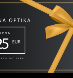 Darilni kupon Mestna optika Ljubljana center
