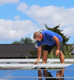 Montaža sončne elektrarne