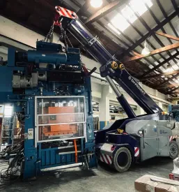 Ugodna montaža težke industrijske opreme
