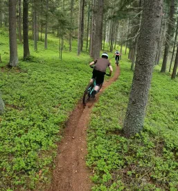 Mountain biking for beginners in Koroška, Slovenia