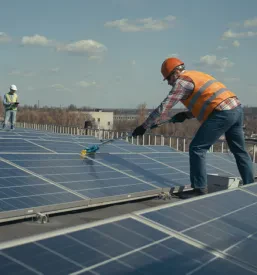 Izvedba sončne elektrarne Pomurje