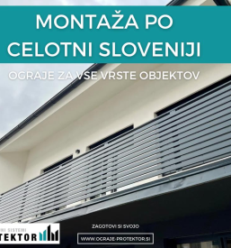 Montaža steklenih ograj cela Slovenija