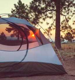 Tent camping