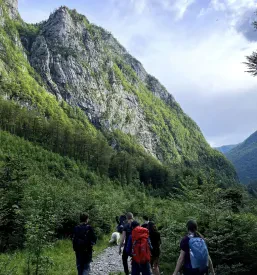 Taborniki na pohodu