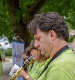 Nastop pihalnega orkestra Brežice