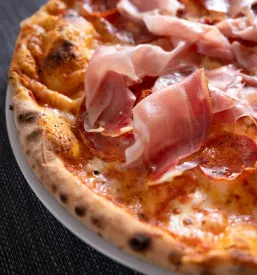 Pizza in burger