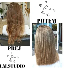 Ravnanje las s keratinom