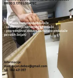 Naročanje embalaže po meri Cerknica, Notranjska