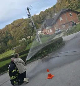 Pomoč gasilcev Rogatec