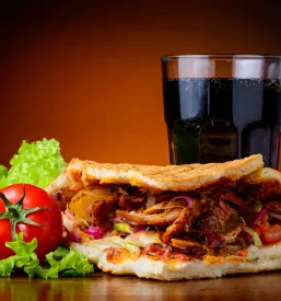 Kebab ponudba na Rudniku v Ljubljani