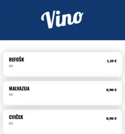 Meni vino