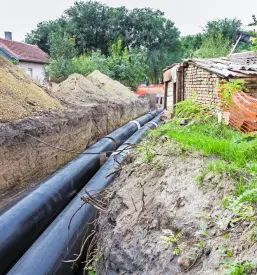 Izdelava kanalizacije Kranj, Gorenjska