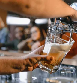 Ugodno pivo v baru Voličina