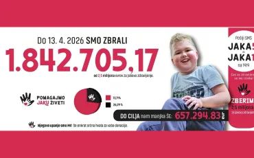 Manjka še manj kot 660.000 €: zadnji del poti, ki lahko Jaka pravočasno pripelje do zdravljenja